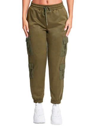 Women's Joggers with Nylon Pockets