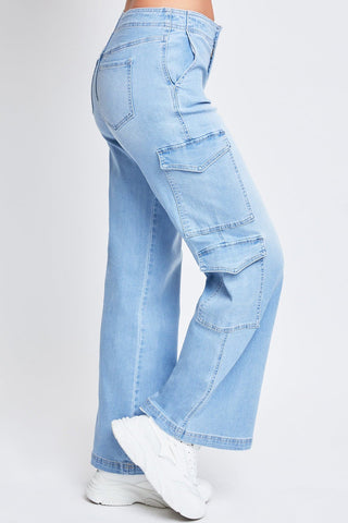 Women’s Wide Leg Double Cargo Jeans