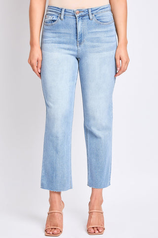 Women's Luxe Cropped Straight  Jeans