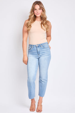 Women's Luxe Cropped Straight  Jeans