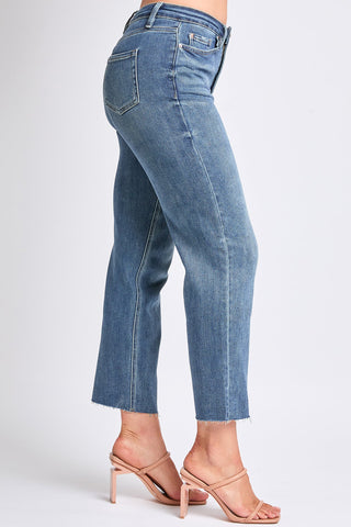 Women's Luxe Cropped Straight  Jeans