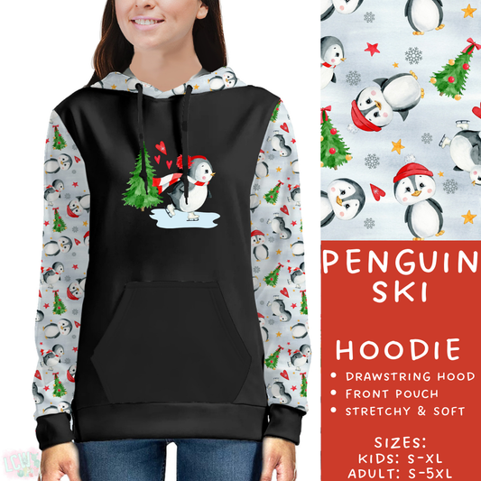 PREORDER  Batch #217 - Christmas Spirit - Closes 10/16 - ETA late Nov - Penguin Ski Hoodie