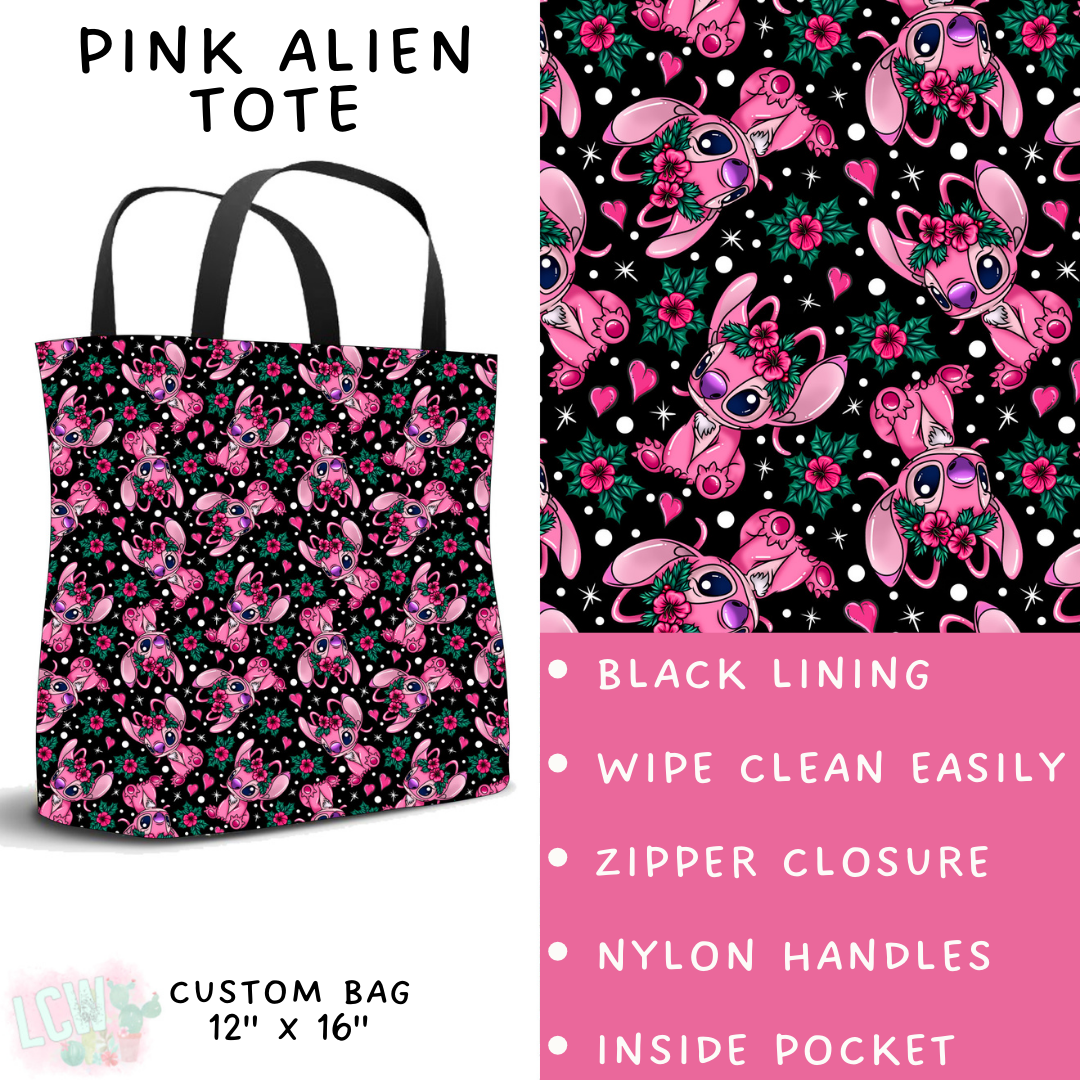 Batch #250 - Magical Valentine - Closes 12/9 - ETA late Jan - Pink Alien Tote