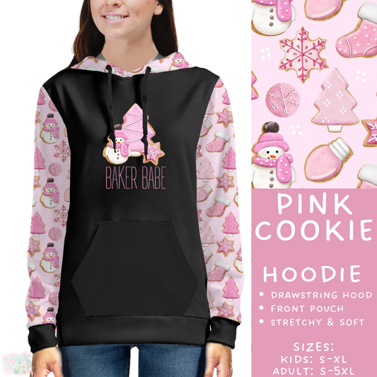 PREORDER  Batch #217 - Christmas Spirit - Closes 10/16 - ETA late Nov - Pink Cookie Hoodie