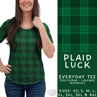Batch #464 - Lucky Charm Collection - Closes 12/17 - ETA early Feb - Plaid Luck Everyday Tee