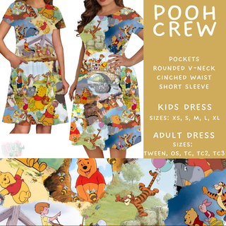 Batch #472 - Magical Faves 16 - Closes 1/5 - ETA late Feb - Pooh Crew Adult & Kids Dresses