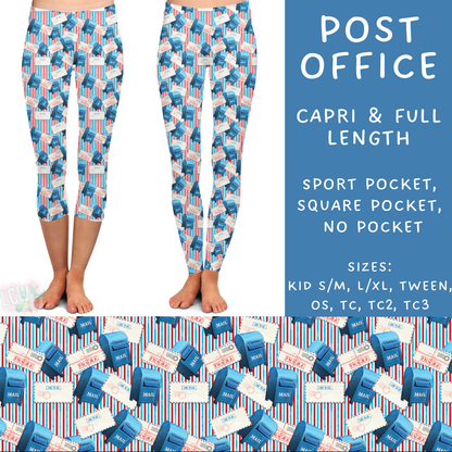 Batch #248 - Careers Collection - Closes 12/4 - ETA late Jan - Post Office Full and Capri Length Leggings