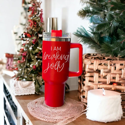 Funny Christmas Mugs Red