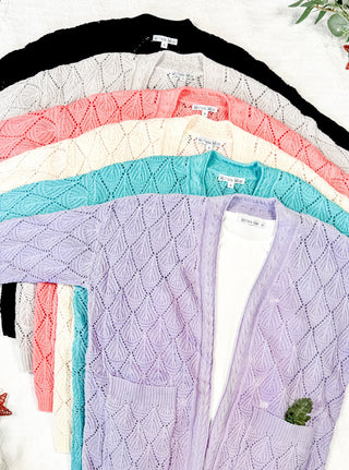 IN STOCK Open Knit Cardigan - Neutral FINAL SALE