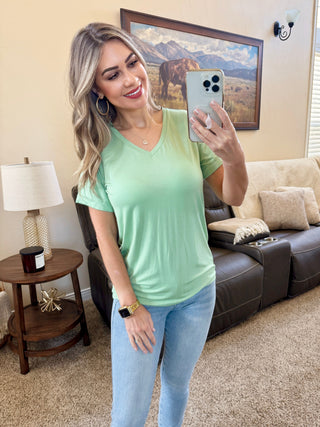 IN STOCK Sophie Top - Seafoam Green FINAL SALE