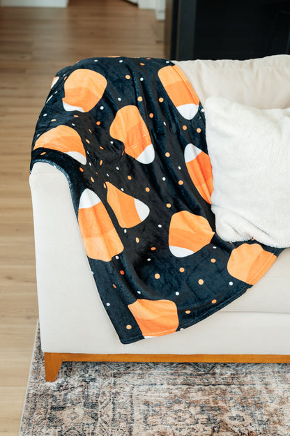 PREORDER: Halloween Fleece Blanket in Jumbo Candies ETA:late September