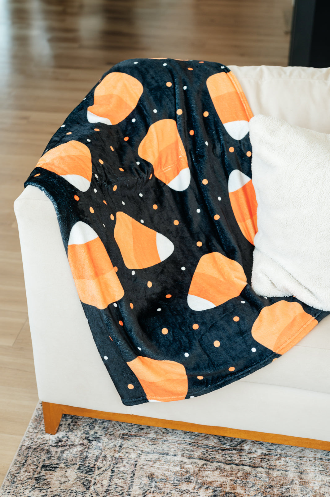 PREORDER: Halloween Fleece Blanket in Jumbo Candies ETA:late September