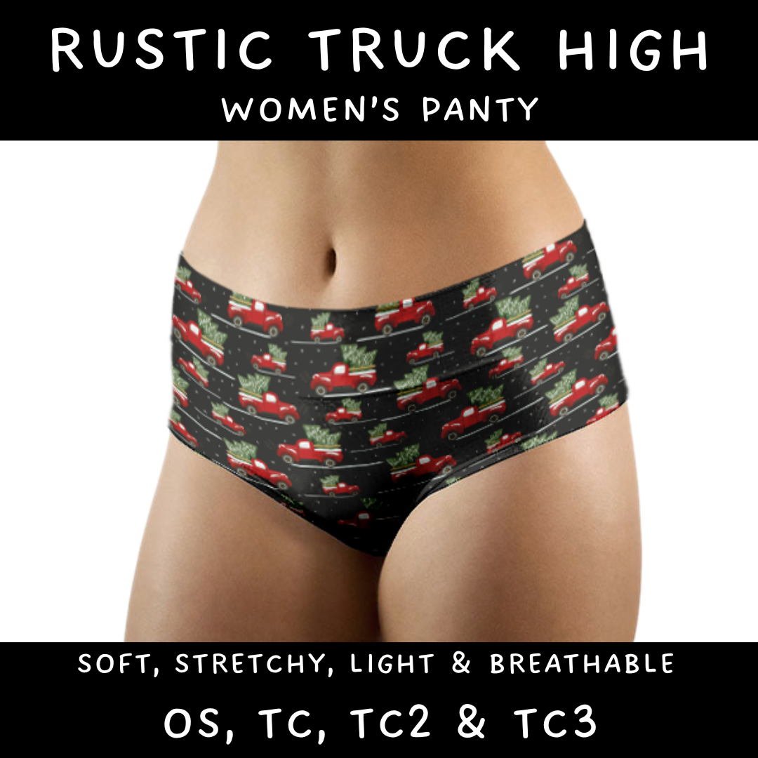 Batch #232 - Christmas Underwear - Closes 10/31 ETA early/mid Dec - Rustic Truck High Panty