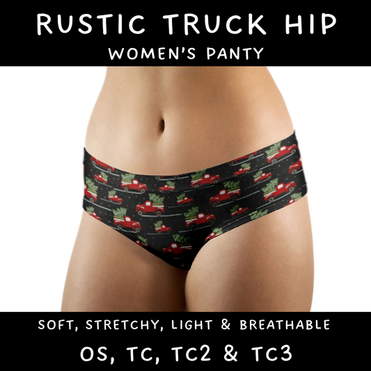 Batch #232 - Christmas Underwear - Closes 10/31 ETA early/mid Dec - Rustic Truck Hip Panty