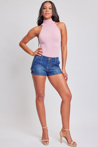 Women's Mid Rise Cargo Shorts