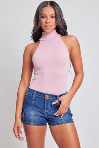 Women's Mid Rise Cargo Shorts