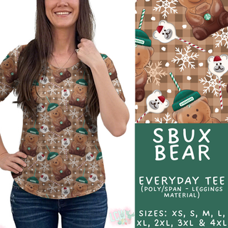 Batch #462 - Fun Run 17 - Closes 12/10 - ETA late Jan - SBux Bear Everyday Tee