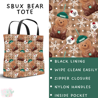 Batch #462 - Fun Run 17 - Closes 12/10 - ETA late Jan - SBux Bear Tote