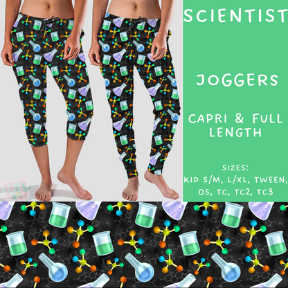 Batch #248 - Careers Collection - Closes 12/4 - ETA late Jan - Scientist Full and Capri Length Joggers