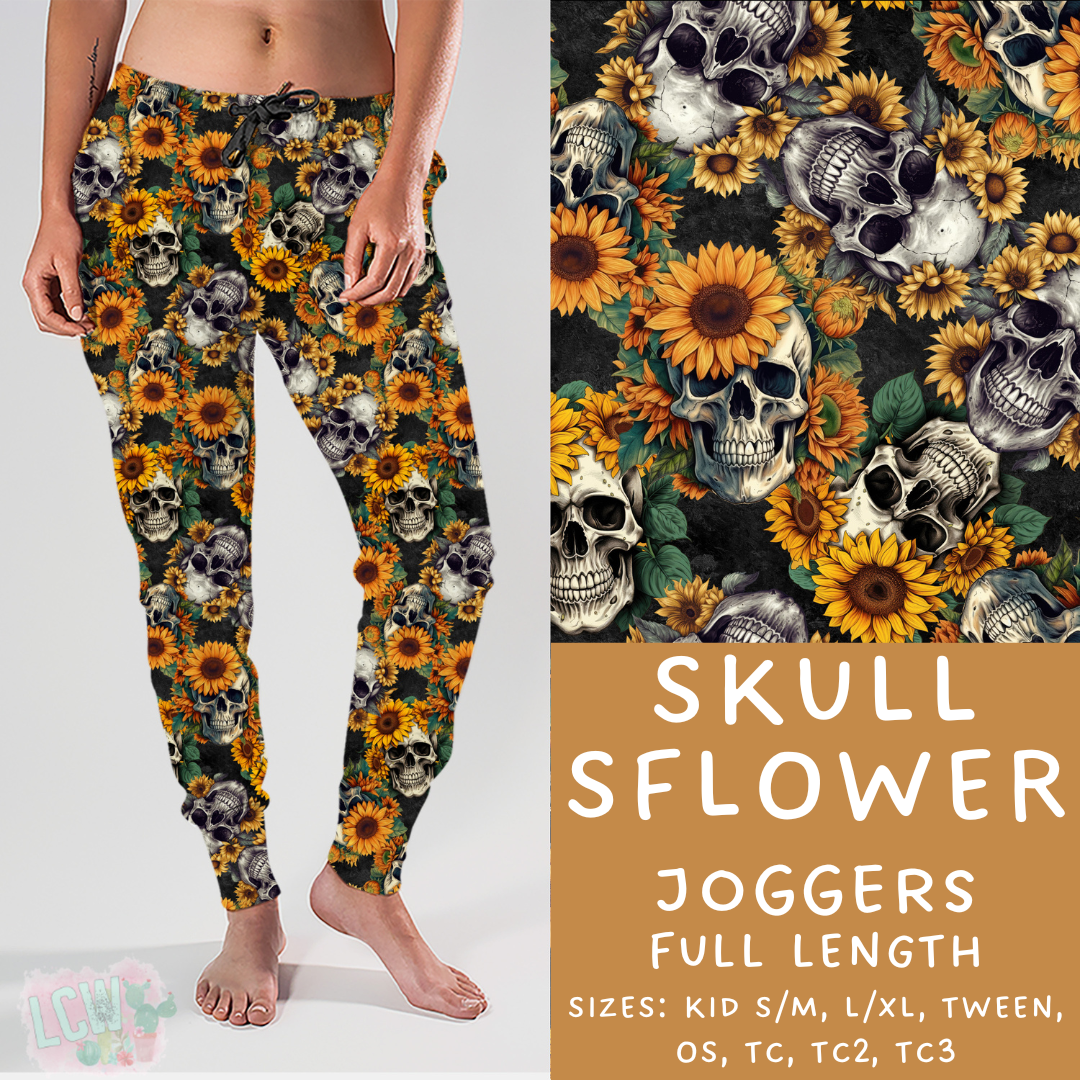 Batch #274 - Fun Run 7 - Closes 1/22 - ETA late March - Skull Sflower Joggers