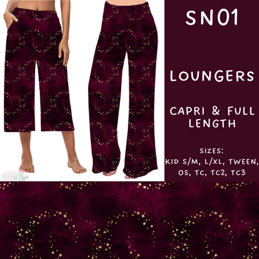 Batch #269 - Starry Night - Closes 1/13 - ETA mid/late March - SN01 Capri and Full Length Loungers