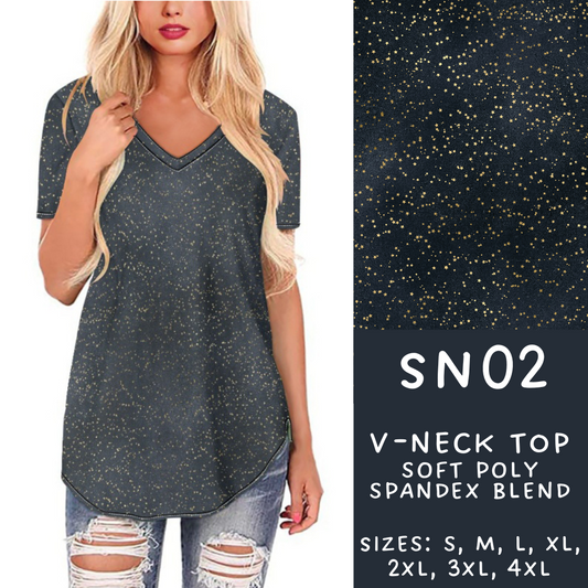 Batch #269 - Starry Night - Closes 1/13 - ETA mid/late March - SN02 V-Neck Tee