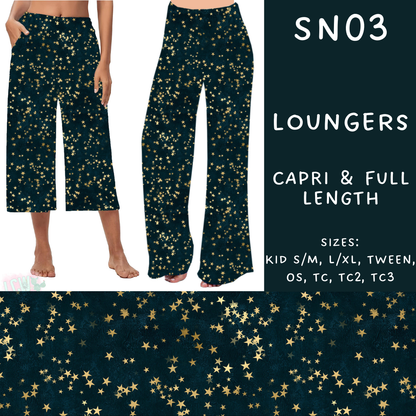 Batch #269 - Starry Night - Closes 1/13 - ETA mid/late March - SN03 Capri and Full Length Loungers