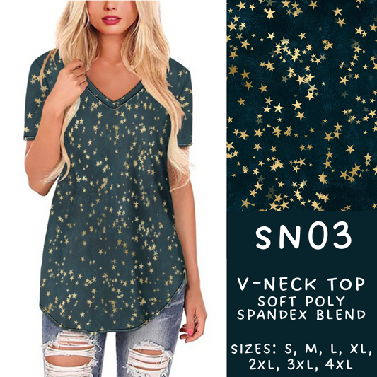 Batch #269 - Starry Night - Closes 1/13 - ETA mid/late March - SN03 V-Neck Tee