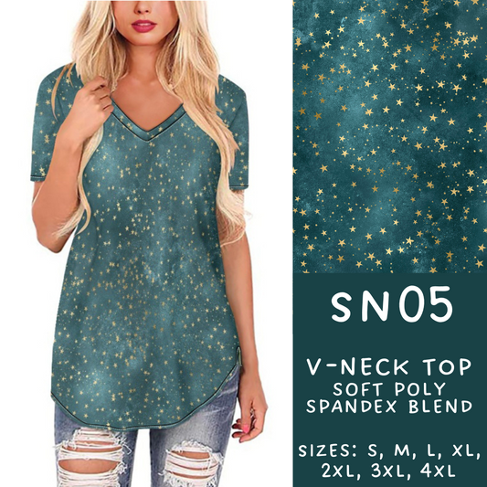 Batch #269 - Starry Night - Closes 1/13 - ETA mid/late March - SN05 V-Neck Tee