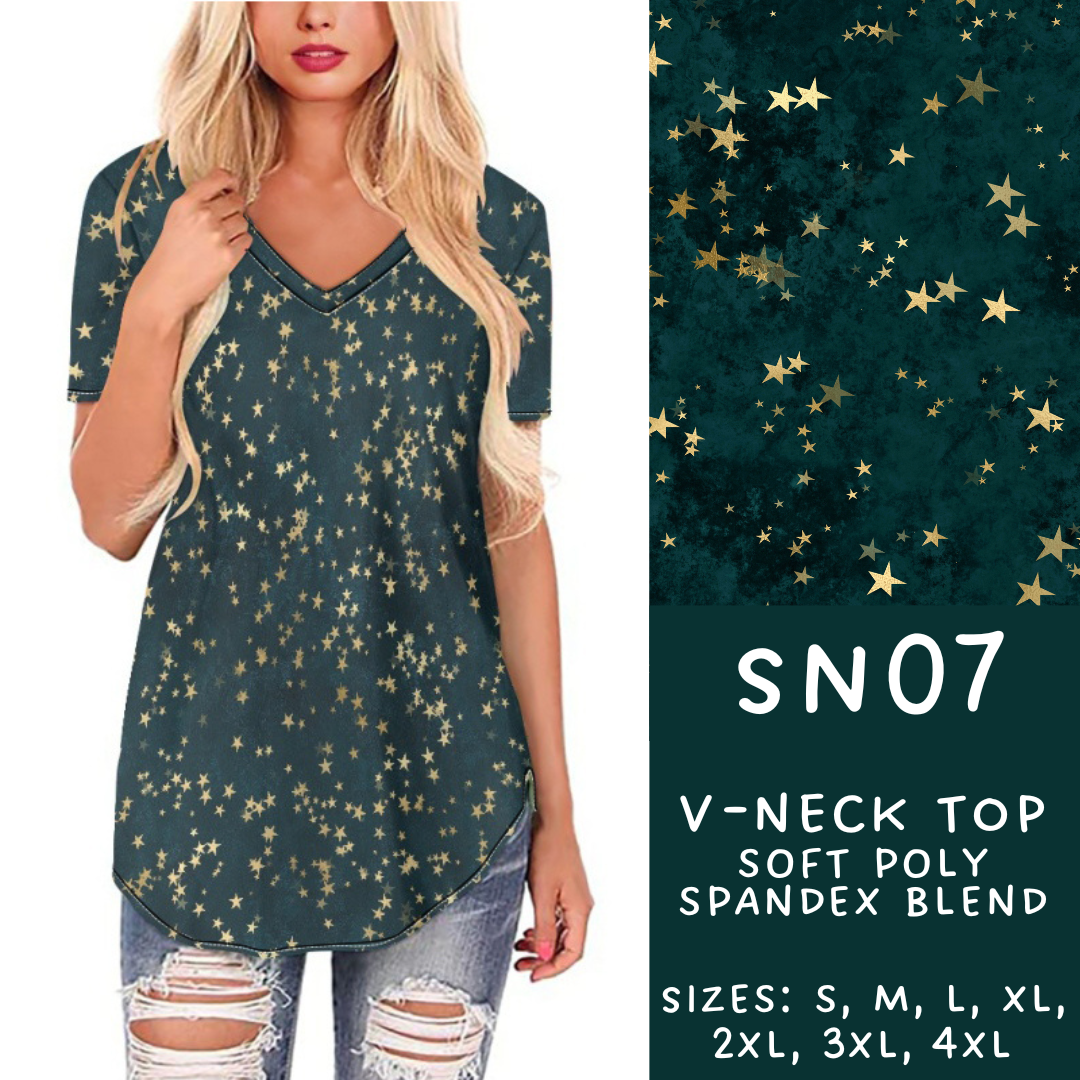 Batch #269 - Starry Night - Closes 1/13 - ETA mid/late March - SN07 V-Neck Tee