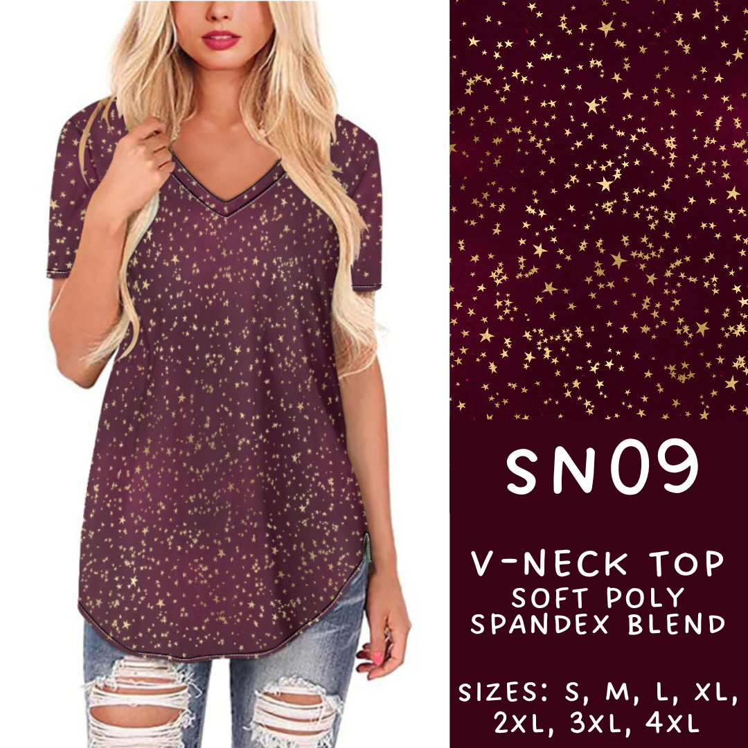 Batch #269 - Starry Night - Closes 1/13 - ETA mid/late March - SN09 V-Neck Tee