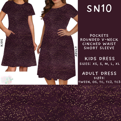 Batch #269 - Starry Night - Closes 1/13 - ETA mid/late March - SN10 Adult & Kids Dresses