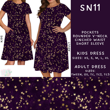 Batch #269 - Starry Night - Closes 1/13 - ETA mid/late March - SN11 Adult & Kids Dresses