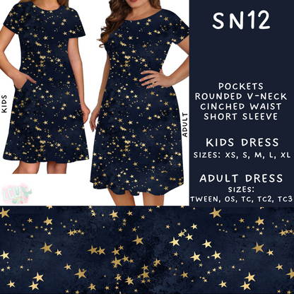 Batch #269 - Starry Night - Closes 1/13 - ETA mid/late March - SN12 Adult & Kids Dresses