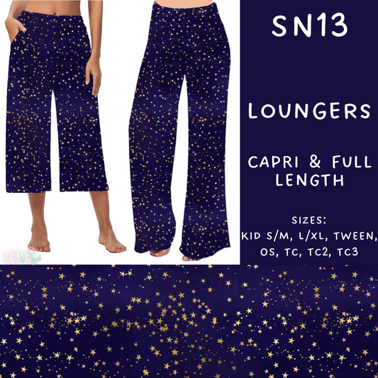 Batch #269 - Starry Night - Closes 1/13 - ETA mid/late March - SN13 Capri and Full Length Loungers