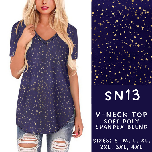 Batch #269 - Starry Night - Closes 1/13 - ETA mid/late March - SN13 V-Neck Tee