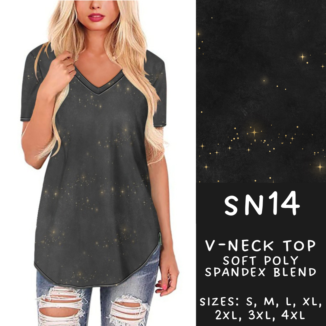 Batch #269 - Starry Night - Closes 1/13 - ETA mid/late March - SN14 V-Neck Tee