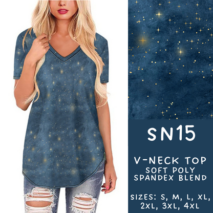 Batch #269 - Starry Night - Closes 1/13 - ETA mid/late March - SN15 V-Neck Tee