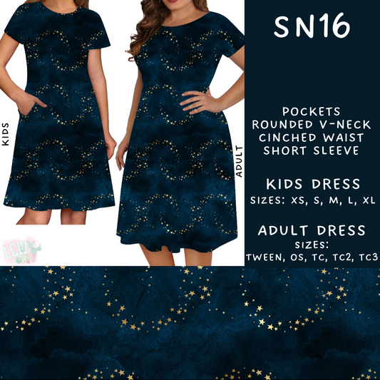 Batch #269 - Starry Night - Closes 1/13 - ETA mid/late March - SN16 Adult & Kids Dresses