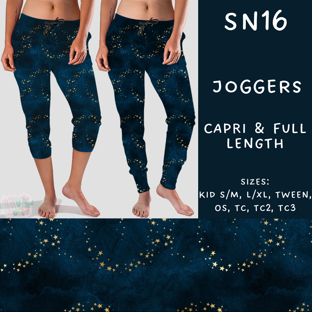 Batch #269 - Starry Night - Closes 1/13 - ETA mid/late March - SN16 Full and Capri Length Joggers