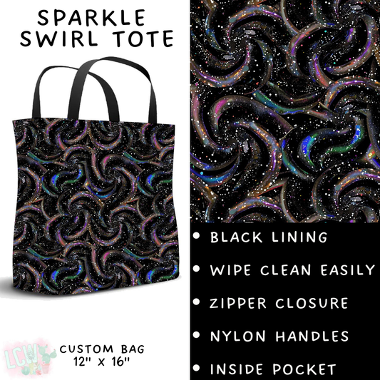 PREORDER Batch #223 - Black Friday - Closes 10/18 - ETA mid Nov - Sparkle Swirl Tote