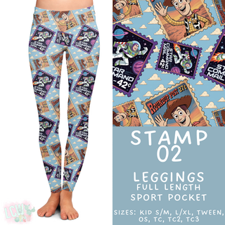 Batch #465 - Magical Character Stamps - Closes 12/19 - ETA mid Feb - Stamp 02 Full Length Leggings