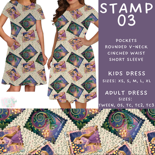 Batch #465 - Magical Character Stamps - Closes 12/19 - ETA mid Feb - Stamp 03 Womens & Girls Dresses