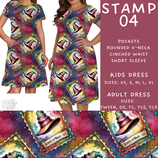 Batch #465 - Magical Character Stamps - Closes 12/19 - ETA mid Feb - Stamp 04 Womens & Girls Dresses