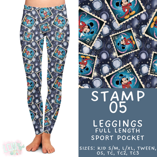Batch #465 - Magical Character Stamps - Closes 12/19 - ETA mid Feb - Stamp 05 Full Length Leggings