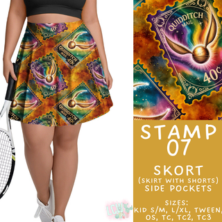 Batch #465 - Magical Character Stamps - Closes 12/19 - ETA mid Feb - Stamp 07 Skort