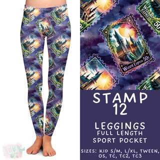 Batch #465 - Magical Character Stamps - Closes 12/19 - ETA mid Feb - Stamp 12 Full Length Leggings