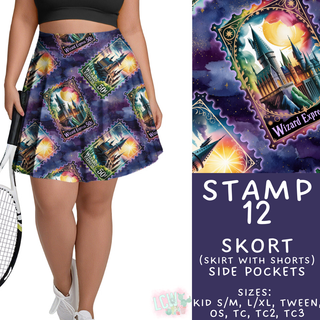 Batch #465 - Magical Character Stamps - Closes 12/19 - ETA mid Feb - Stamp 12 Skort