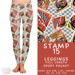 Batch #465 - Magical Character Stamps - Closes 12/19 - ETA mid Feb - Stamp 15 Full Length Leggings