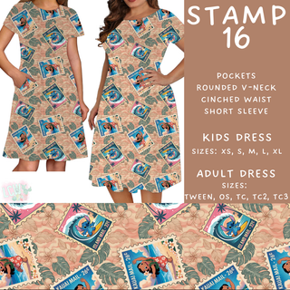 Batch #465 - Magical Character Stamps - Closes 12/19 - ETA mid Feb - Stamp 16 Womens & Girls Dresses
